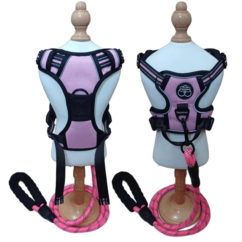 Peitoral Reforçado com Guia para Cachorros
